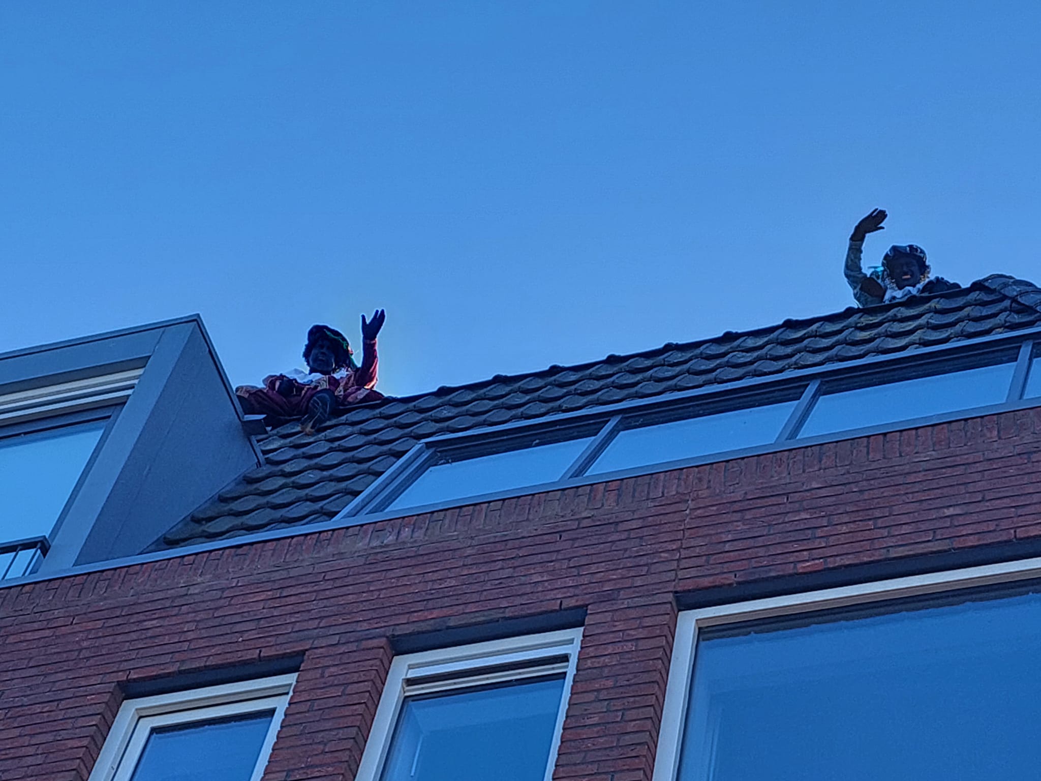 pieten op dak 2